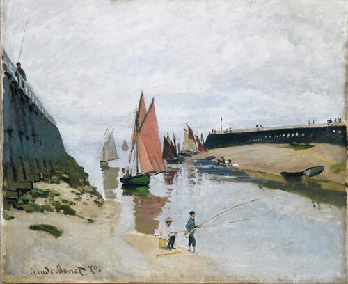 Breakwater at Trouville
